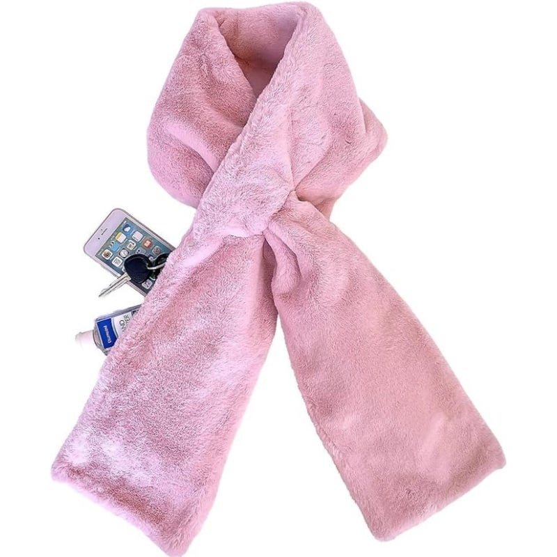 š
Christmas Special Deals Ā£10.99!!ā”50K+ SOLD!š§£Ultra-Soft Faux Fur Pull-Through Scarf with Secret Zipper Pocket