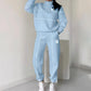 Women's Casual Letter M Long Sleeve Two Piece Set