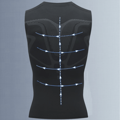 🔥LAST DAY SPECIAL PRICE: ￡9.99! 💪 Ionic Shaping Vest – Compression & Cooling – Body Contouring & Sleeveless – Invisible Under Clothes 🕶️