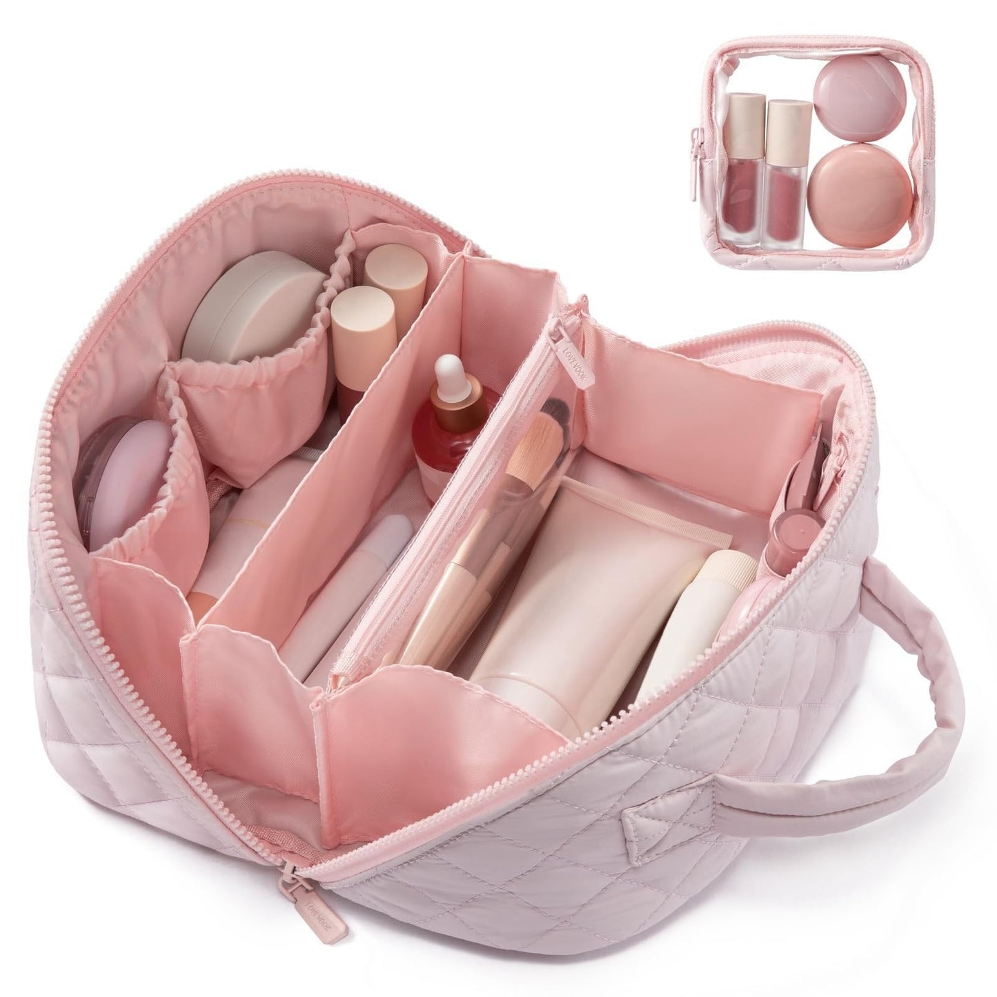 🎅 Festive Surprise: 75% OFF 🎁✨ Must-Have Travel Makeup Bag
