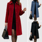 Women's Elegant Wool Button Coat