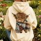 🎄HOT SALE 50% OFF!!🎁Cute Highland Cow Cozy Fleece-Lined Hooded Sweatshirt🦬✨Perfect Gift for Her!
