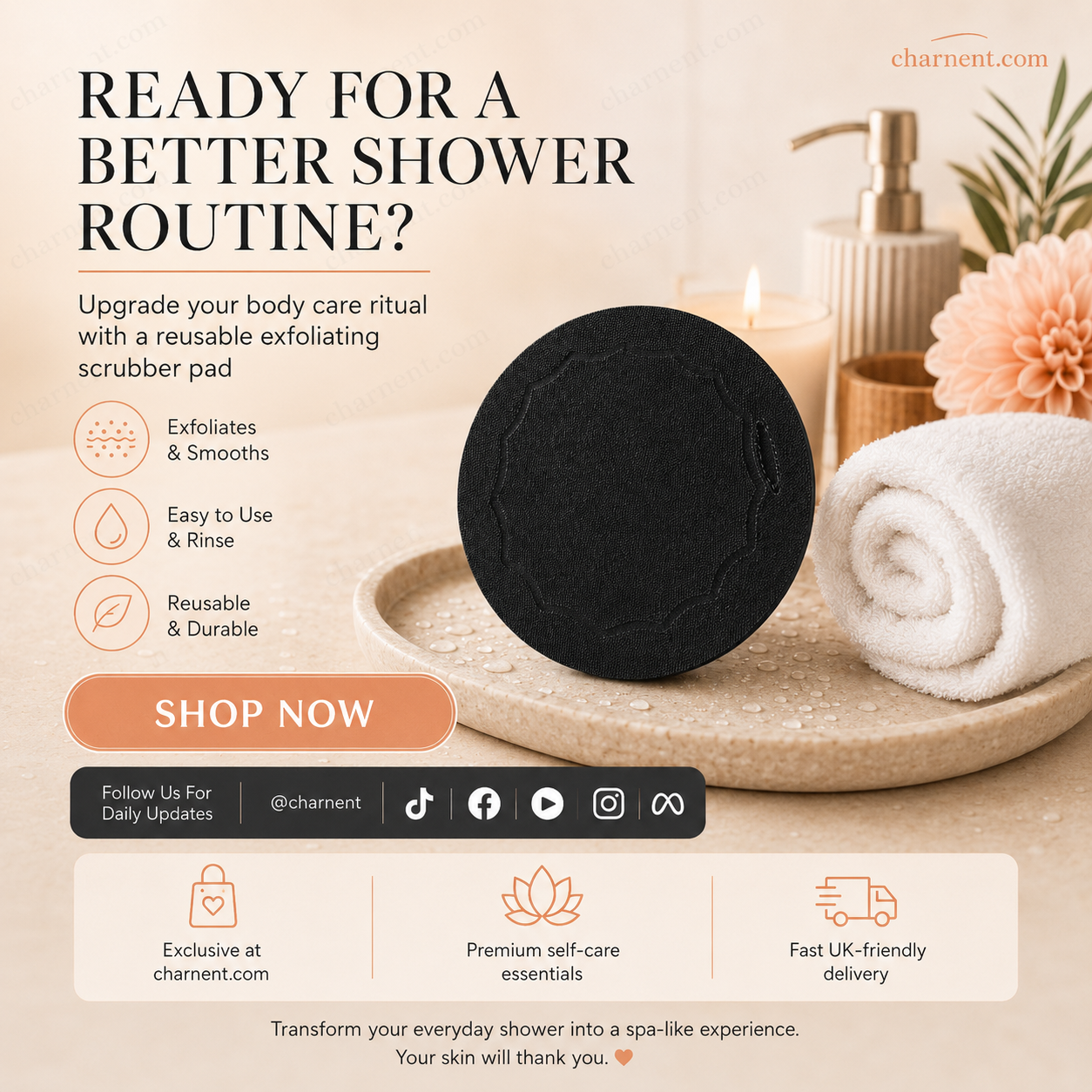 🥳2026 HOT SALE🥳🧖‍♀️ 50% OFF! 🌸Scrub Bath Pads – Gently exfoliate, unclog pores, reveal brighter skin. Durable rubber, easy to rinse. A little scrub goes a long way! ✨🛀
