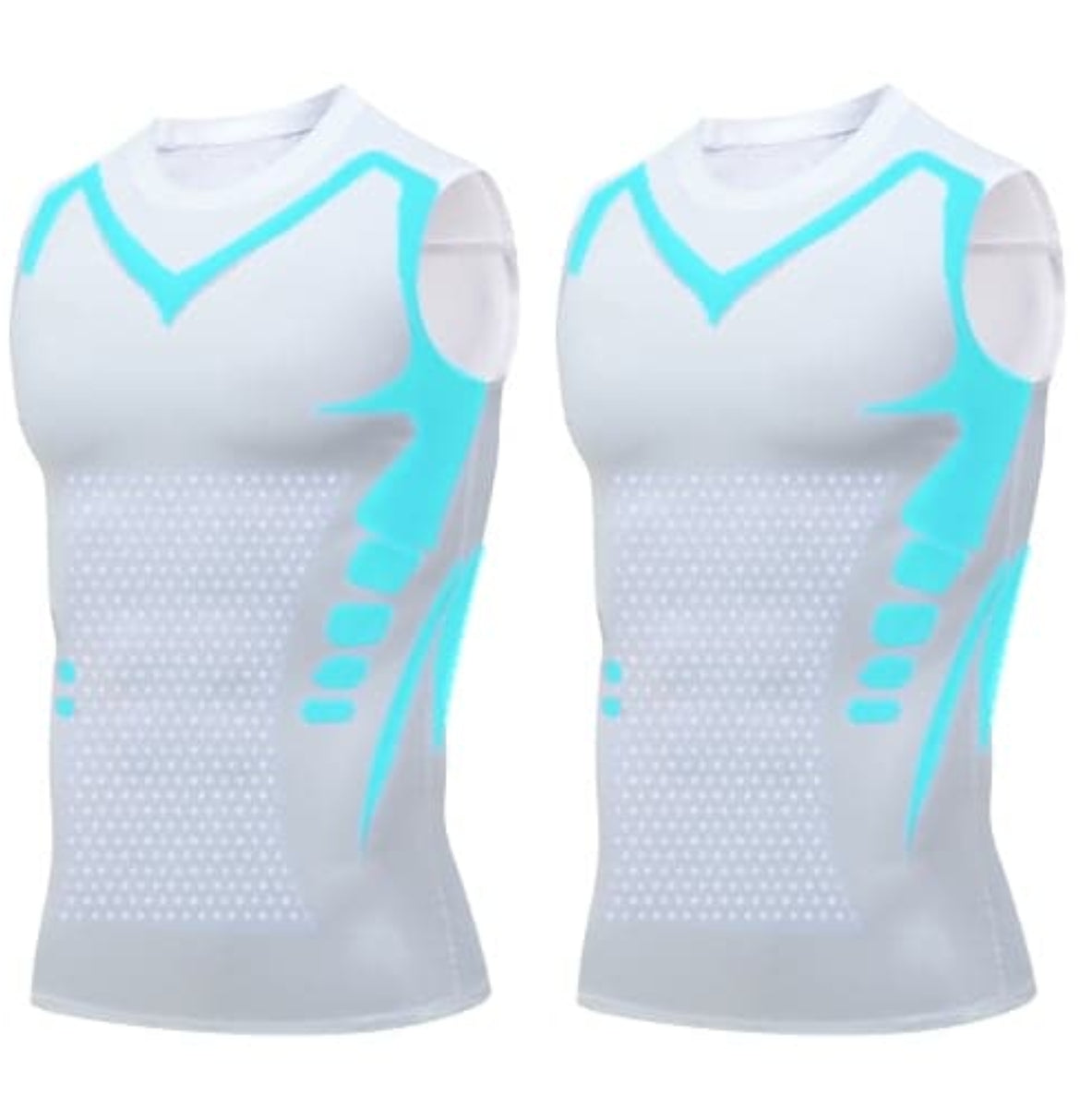 🔥LAST DAY SPECIAL PRICE: ￡9.99! 💪 Ionic Shaping Vest – Compression & Cooling – Body Contouring & Sleeveless – Invisible Under Clothes 🕶️