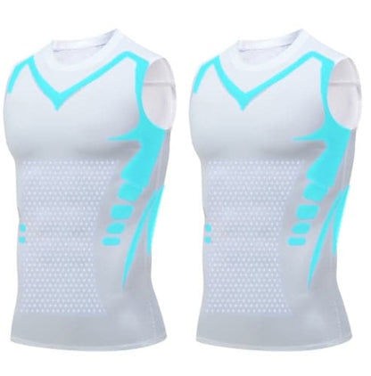🔥LAST DAY SPECIAL PRICE: ￡9.99! 💪 Ionic Shaping Vest – Compression & Cooling – Body Contouring & Sleeveless – Invisible Under Clothes 🕶️