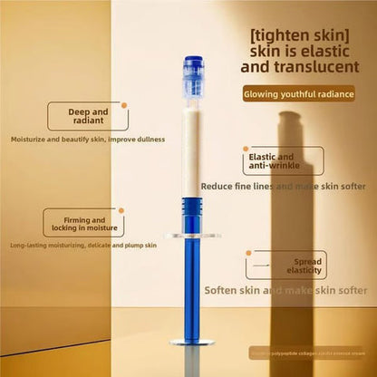 🌿【Remove wrinkles with the push of a button】Micro-molecular collagen anti-wrinkle lotion