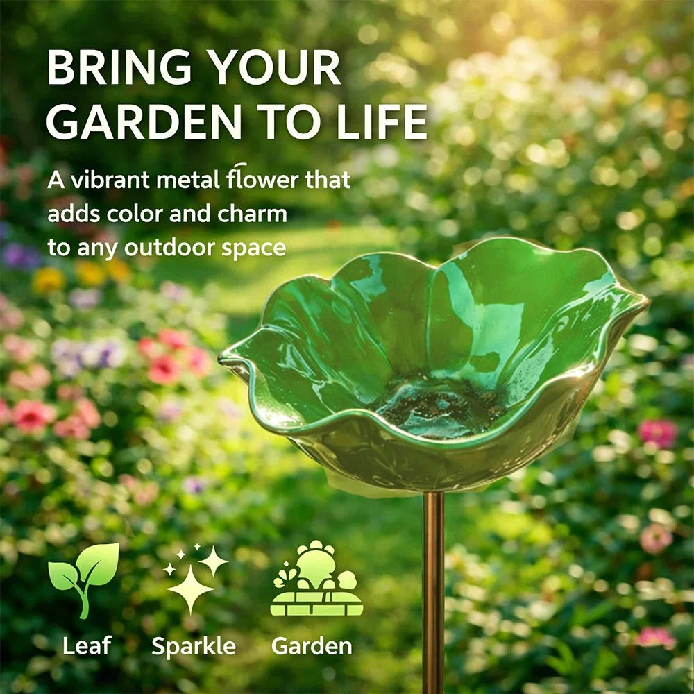 🏡🎁LAST DAY SALE £8.99!!🔥50K+ SOLD!🐦Handmade Metal Flower Garden Stake