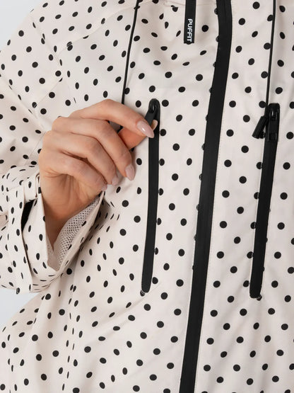 2026 Hot Sale Polka Dot Oversized Rain Jacket
