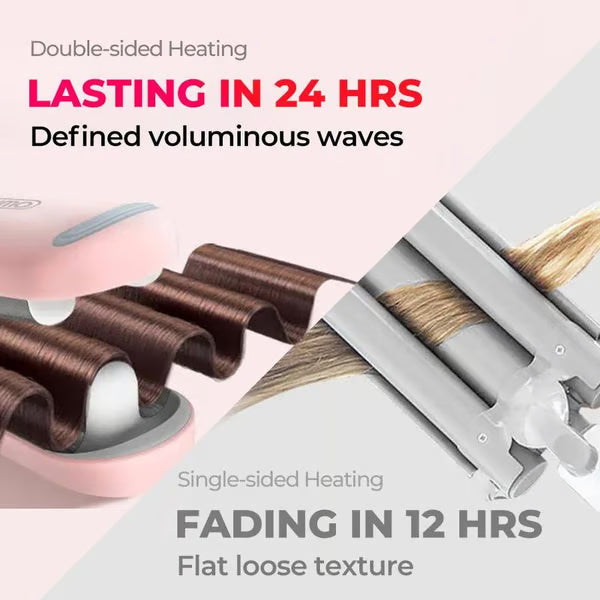 ⏳Last Day Sale 49% OFF💥Hair Waver & Curling Wand – Ionic Beach Waves Styler 🌊✨  Dual Voltage • Lightweight • Frizz-Reducing Ceramic Barrel for Healthy, Travel-Ready Styles ✈️🇬🇧💖