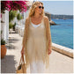 🏆 Last Day Special Price £9.99! 💐Summer Metallic Crochet Cover-Up – Lightweight, Flowy & Effortlessly Stylish summer outfit