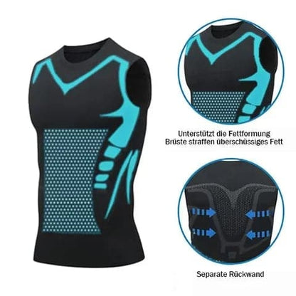 🔥LAST DAY SPECIAL PRICE: ￡9.99! 💪 Ionic Shaping Vest – Compression & Cooling – Body Contouring & Sleeveless – Invisible Under Clothes 🕶️