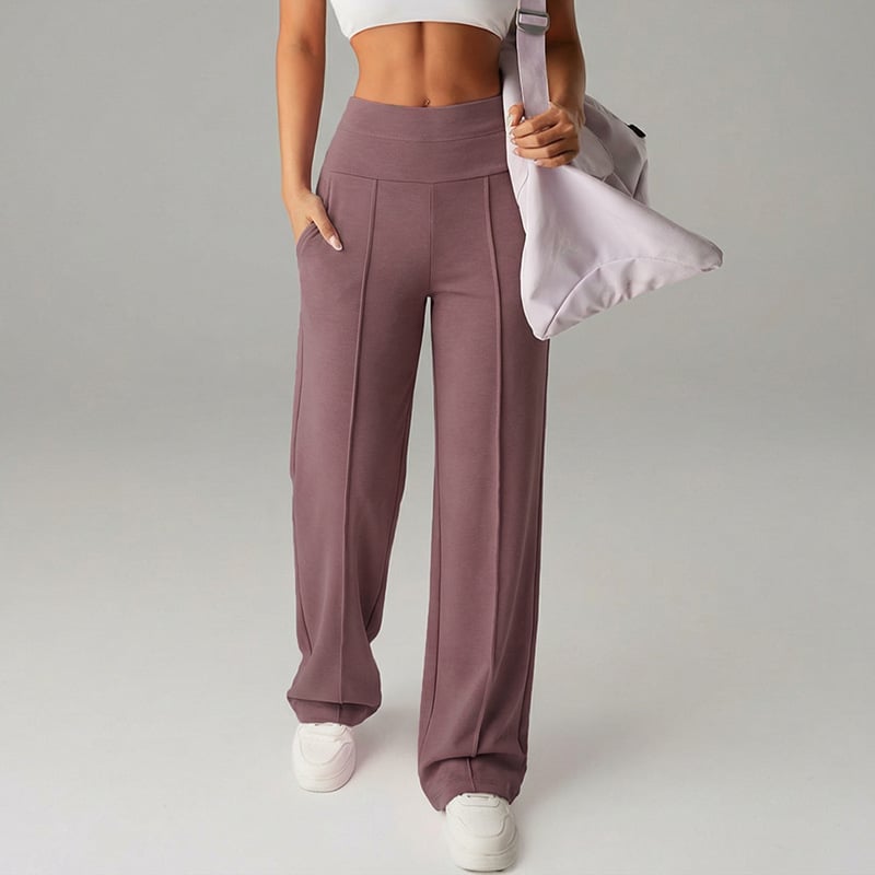 💗LAST DAY SALE 70% OFF⚡50K+ SOLD💕Women's Plain Loose Straight Leg Pants