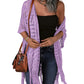🔥This Week's Special Price:£15.99!!😍Women’s Oversized Knit Cardigan – Lightweight Crochet Tassel Kimono for Spring & Summer 🌸