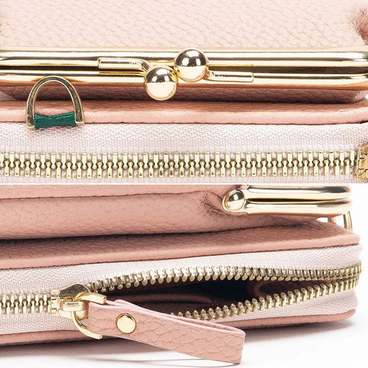 💗Hot Sale 50% OFF🌸Women Sling Cross-Body Wallet with Mobile Cell Phone Holder