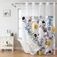 ⏳LAST DAY SALE 70% OFF!!🔥No-Hook Double-Layer Shower Curtain with Built-In Liner 🚿✨  Waterproof, Machine-Washable & Mildew-Resistant | 72" x 75" – Fits Most UK Bathtubs