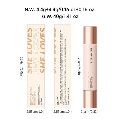 💥HOT SALE ~ BUY 2 GET 30% OFF💥2-in-1 Highlight & Contour Stick