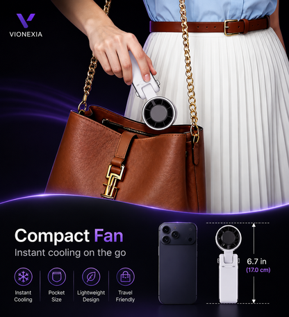 5-Speed Foldable Handheld Fan