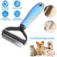 🐾  Last Day Special Price £9.99 !  🏆 Professional Deshedding Tool For Dogs And Cats – Gentle On Skin, Efficient Grooming & Comfortable Grip Design ✂️