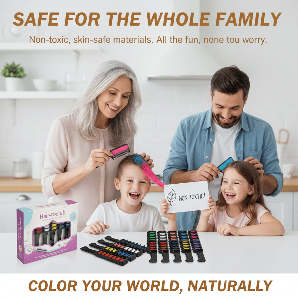 🎁Limited Time Discount🔥Festive Fun Hair Chalk Combs