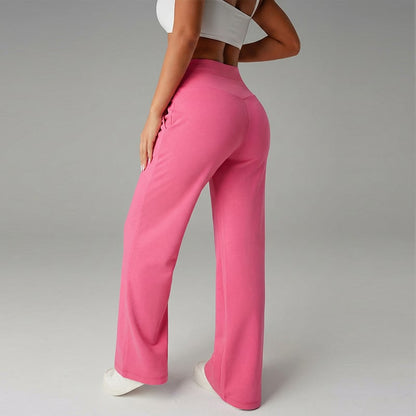💗LAST DAY SALE 70% OFF⚡50K+ SOLD💕Women's Plain Loose Straight Leg Pants