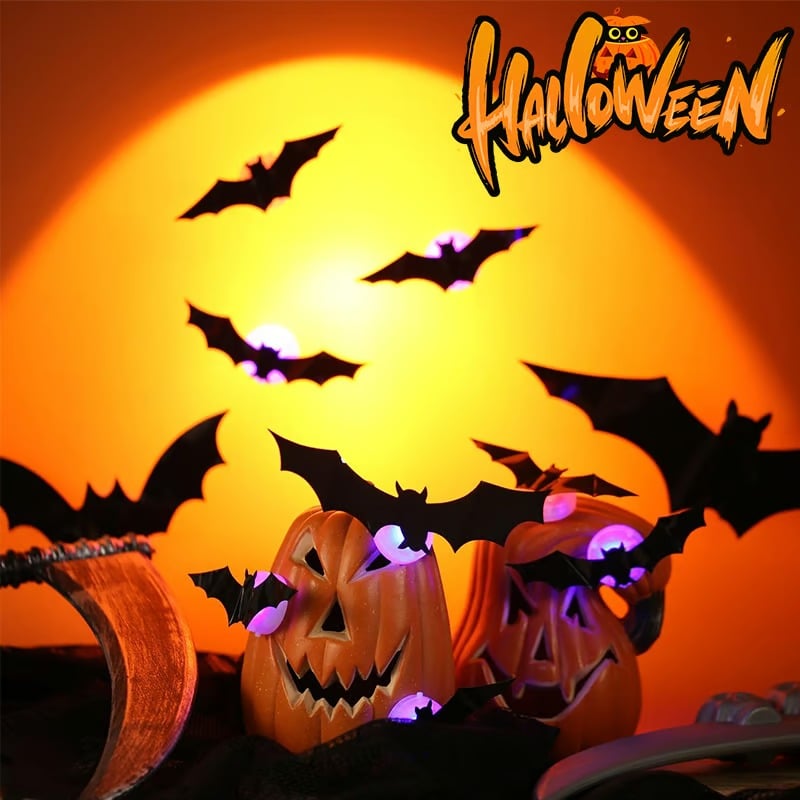 🎃HOT SALE 60% OFF🦇Halloween 3D Lighted Bats