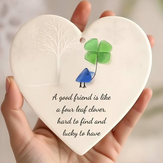 🔥Christmas Sale 70% OFF!⏰Heart-Shaped Sea Glass Friendship Decor🌊✨ Shaped by Nature & Crafted by Hand💝