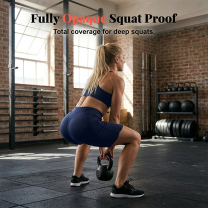 ⏰Last day sale 49% OFF🔥Women's High-Waist Yoga Shorts with Pockets