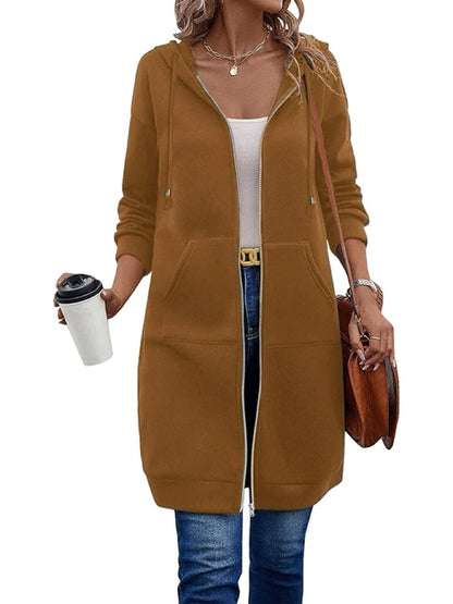 🥳LAST DAY SALE 49% OFF🍂Women Casual Zip up Fleece Hoodies🔥
