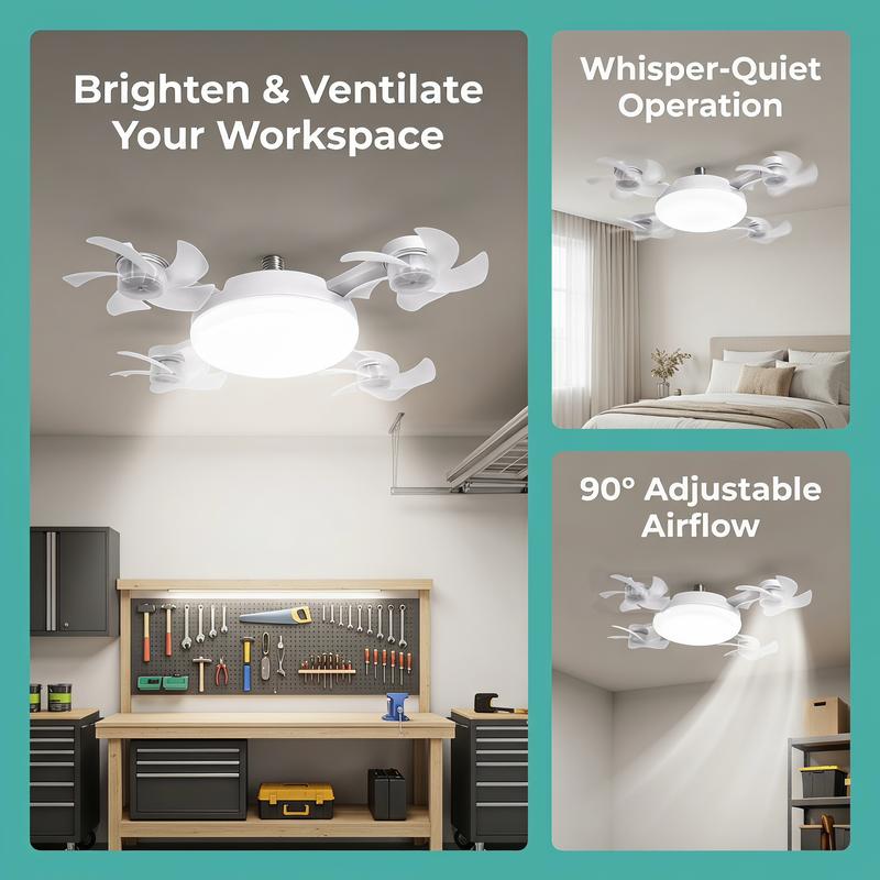 🏆LAST DAY SALE 50% OFF!!❄Aerolux™ Ceiling Fan Light – 2-in-1 Silent LED with Remote 🌬️💡  Energy-Efficient Airflow & Dimmable Lighting for Bedrooms, Living Rooms & Conservatories 🏡✨