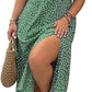 💗Summer Specials-60% OFF💗Plus-size Short Sleeve Split Floral Print Dress