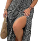 💗Summer Specials-60% OFF💗Plus-size Short Sleeve Split Floral Print Dress