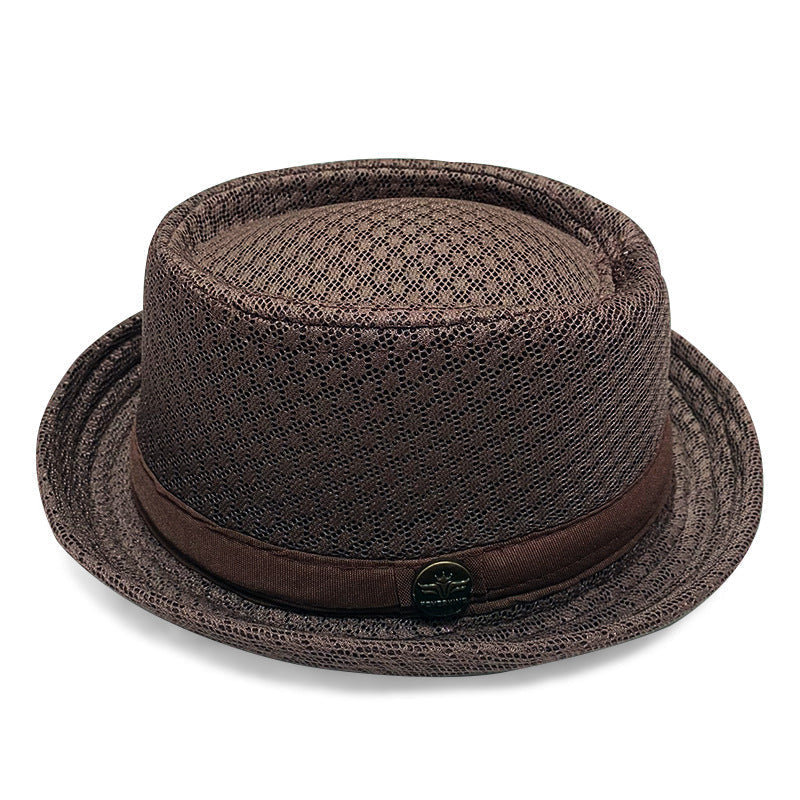 🌞Unisex Breathable Mesh Pork Pie Hat