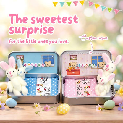 🎉Easter Best Gift 50% OFF🎁🐇Bunny Mummy Tiny Plush Pocket Tin