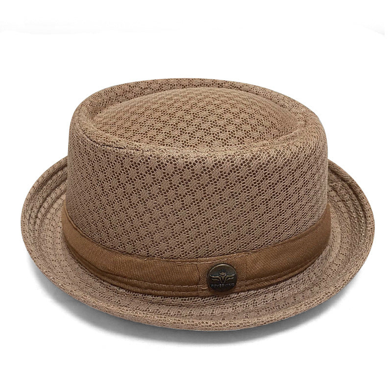 🌞Unisex Breathable Mesh Pork Pie Hat