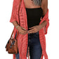 🔥This Week's Special Price:£15.99!!😍Women's Oversized Knitted Cardigan with Crochet Knit and Tassel Trim for Spring & Summer