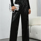 💖LAST DAY SALE 65% OFF💃Women's Sequin Sparkle Wide Leg Pants with Elastic Waistband