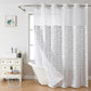 ⏳LAST DAY SALE 70% OFF!!🔥No-Hook Double-Layer Shower Curtain with Built-In Liner 🚿✨  Waterproof, Machine-Washable & Mildew-Resistant | 72" x 75" – Fits Most UK Bathtubs