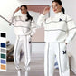 Women's Casual Letter M Long Sleeve Two Piece Set