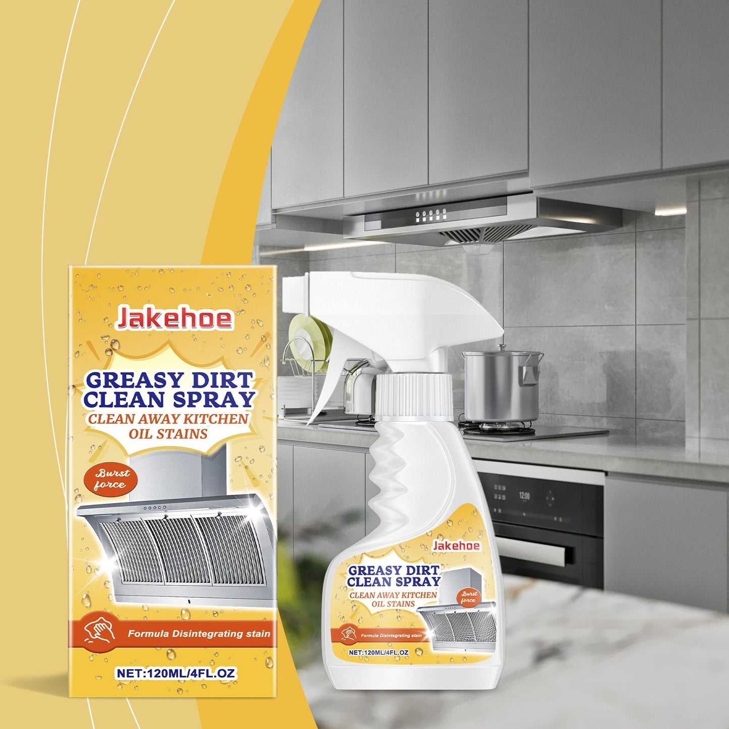 🎁LIMITED SALE BUY 2 GET 1 FREE!!✨Multi-Purpose Kitchen Heavy Oil Cleaner Spray🔥2025 Kitchen Hot Sale 🔥
