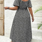 💗Summer Specials-60% OFF💗Plus-size Short Sleeve Split Floral Print Dress