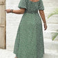 💗Summer Specials-60% OFF💗Plus-size Short Sleeve Split Floral Print Dress