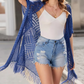 🔥This Week's Special Price:£15.99!!😍Women's Oversized Knitted Cardigan with Crochet Knit and Tassel Trim for Spring & Summer