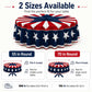 Patriotic Starburst Round Tablecloth