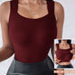 ⏳LAST DAY: ONLY £8.99!!⚡60K+ SOLD!💐Women's U Neck Thermal Tank Tops with Built-In Bra