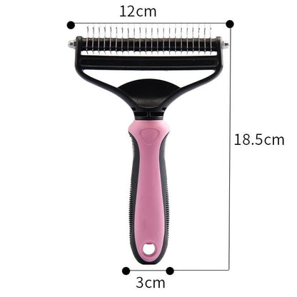 🐾  Last Day Special Price £9.99 !  🏆 Professional Deshedding Tool For Dogs And Cats – Gentle On Skin, Efficient Grooming & Comfortable Grip Design ✂️