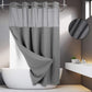 ⏳LAST DAY SALE 70% OFF!!🔥No-Hook Double-Layer Shower Curtain with Built-In Liner 🚿✨  Waterproof, Machine-Washable & Mildew-Resistant | 72" x 75" – Fits Most UK Bathtubs
