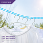 3PCS Windproof Portable Clothesline