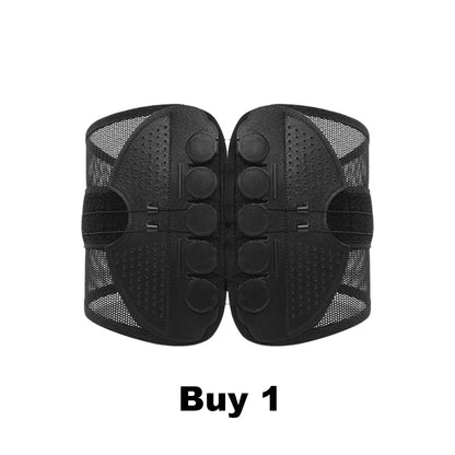 ✨Relieve Back Pain Anytime, Anywhere🎉Adjustable Double Pulley Breathable Lumbar Support Shaping Waist Belt