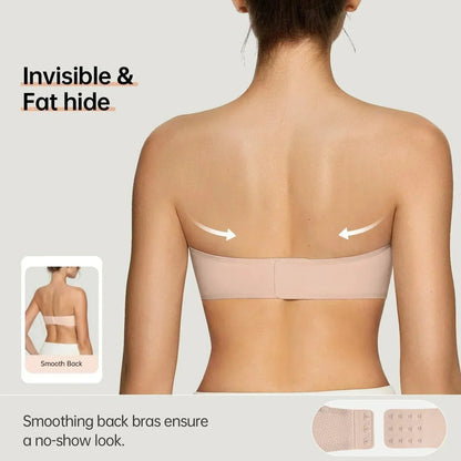 ⛱️Last Day Special Price ￡7.99!!💞Womens Strapless Wireless Padded Bandeau Bra