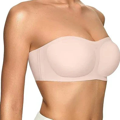⛱️Last Day Special Price ￡7.99!!💞Womens Strapless Wireless Padded Bandeau Bra